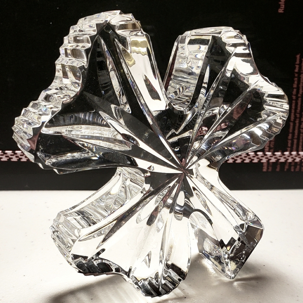 Waterford Crystal Lucky Four-Leaf Clover